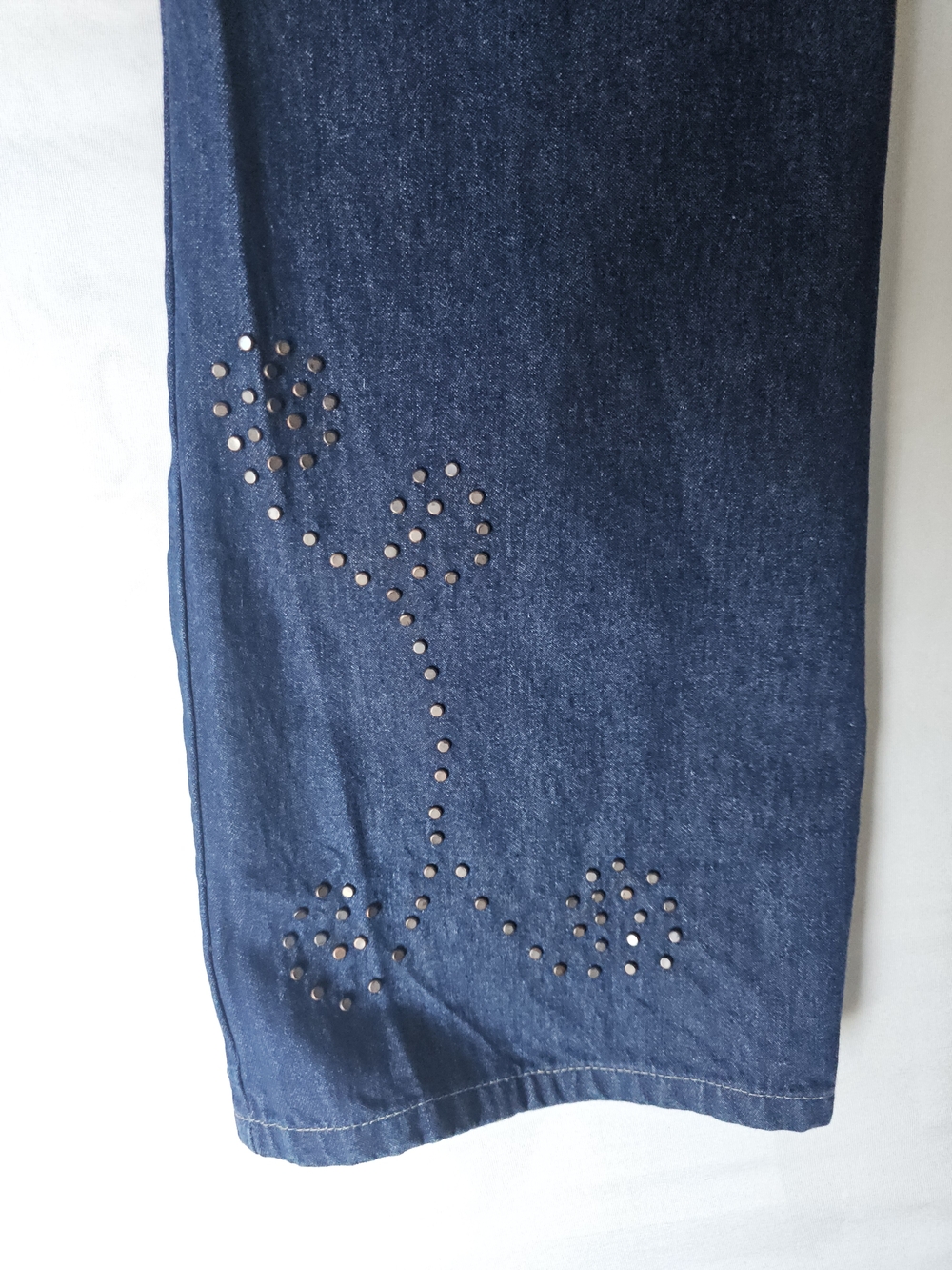 Style & Co. Dark Wash Studded Flare Jeans - Size 16 - Picture 12 of 16